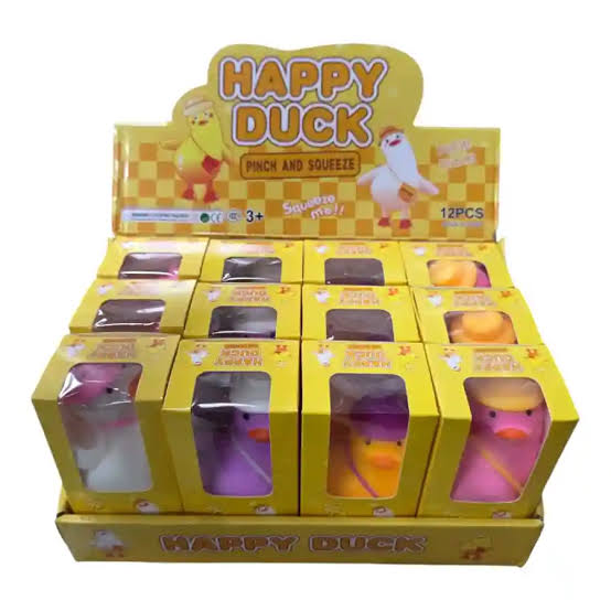 SQUISHY HAPPY DUCK 14CM