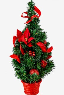 XMAS TREE TABLE DECO 40CM