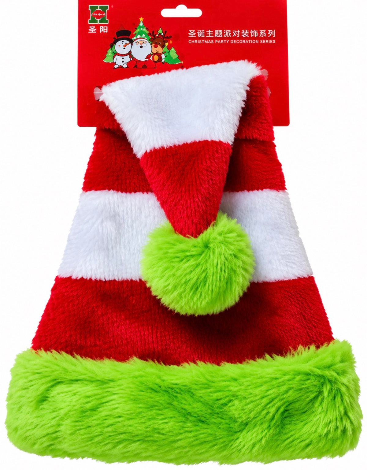 XMAS HAT STRIPE 35X48CM