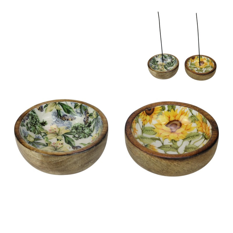 INCENSE BOWL WOODEN