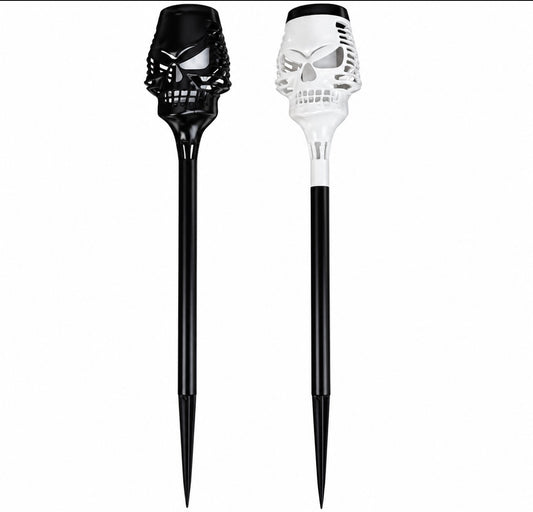 HALLOWEEN FLAME SKULL PATH LIGHT