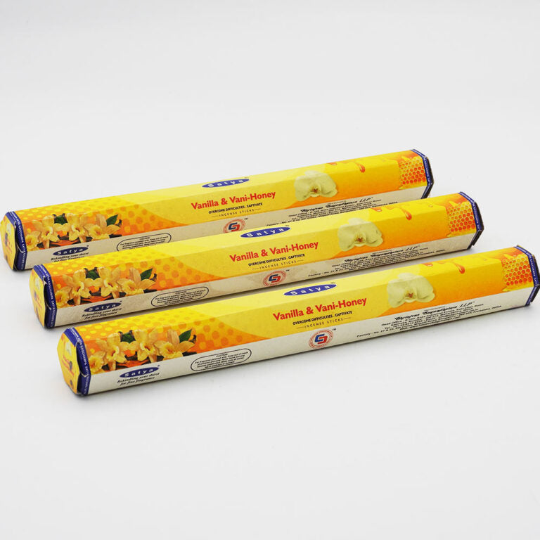 INCENSE STICKS SATYA HEXA VANILLA/HON