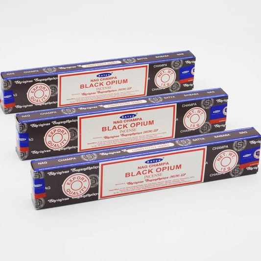 INCENSE STICKS SATYA BLACK OPIUM