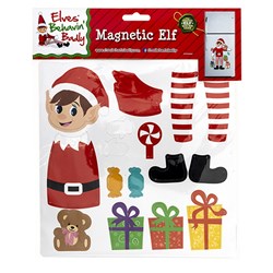 XMAS ELVES PRINTED MAGNETIC SHEETS