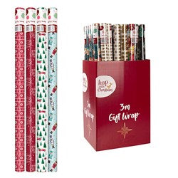 XMAS WRAPPING PAPER 3M X 70CM
