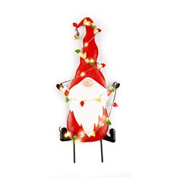 SANTA GARDEN LIGHT METAL B/O 48CM