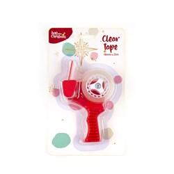 XMAS STICKY TAPE W/DISPENSER 250CM