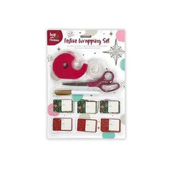 XMAS TAPE SCISSOR & LABELS SET