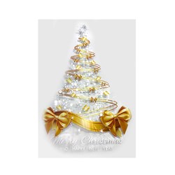 XMAS WINDOW STICKERS 60X40CM