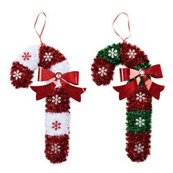 XMAS CANDY CANE HANGING JUMBO