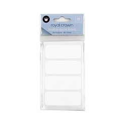LABELS RECT WHITE 88PK 66X25MM
