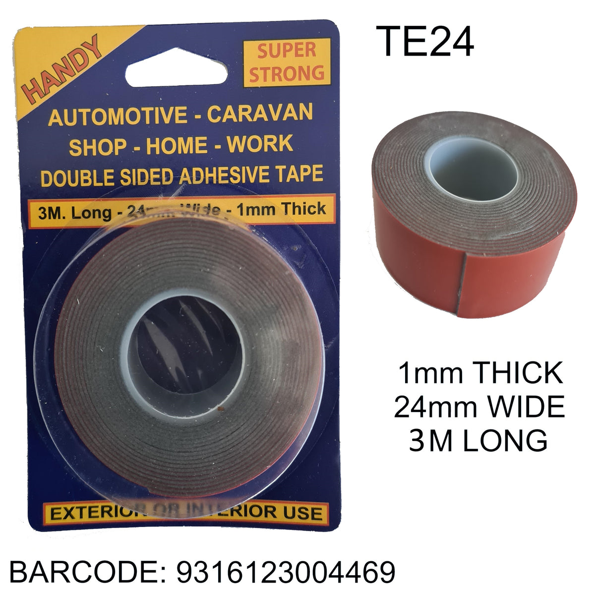 DOUBLE SIDED EXTERIOR TAPE 3M