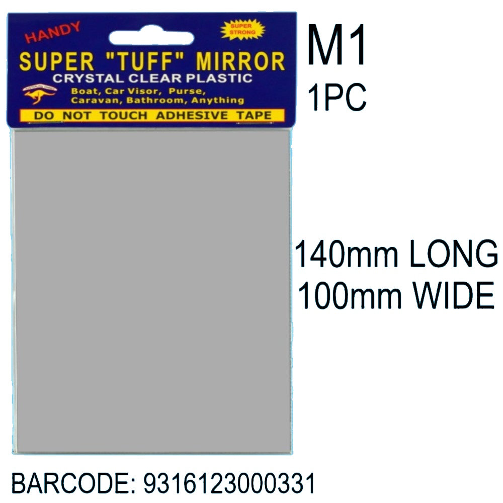 MIRROR SML SELF ADHESIVE 100MM X 140MM