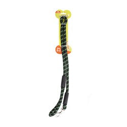 DOG LEAD RED/BLACK 120CM LGE