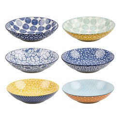 BOWL CERAMIC 22X22CM ASST DESIGNS