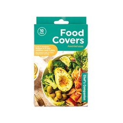 FOOD COVER PLASTIC CLEAR 10PK