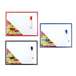 WHITEBOARD MAGNETIC 290X220MM W/ACC