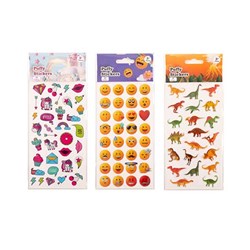 STICKERS PUFFY  ASST DESIGNS