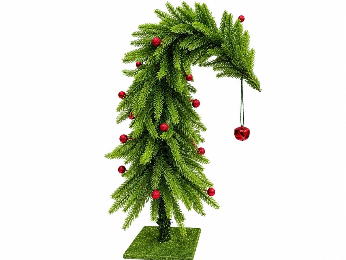 XMAS TREE MEAN BERRY 30CM