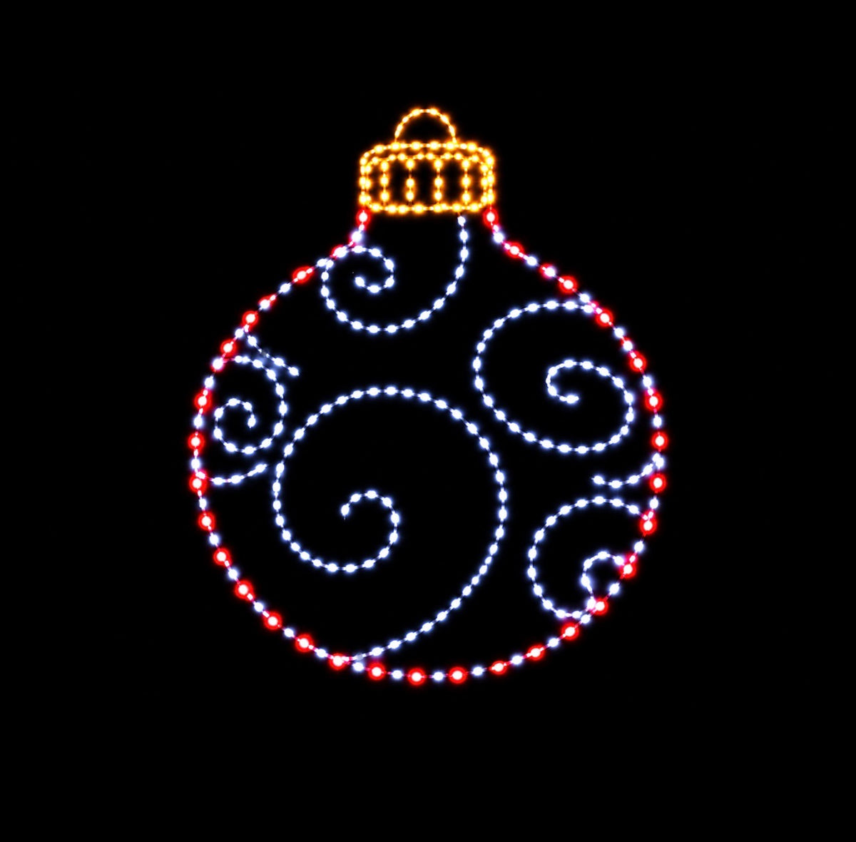 ROPE LIGHT BAUBLE 59X76CM