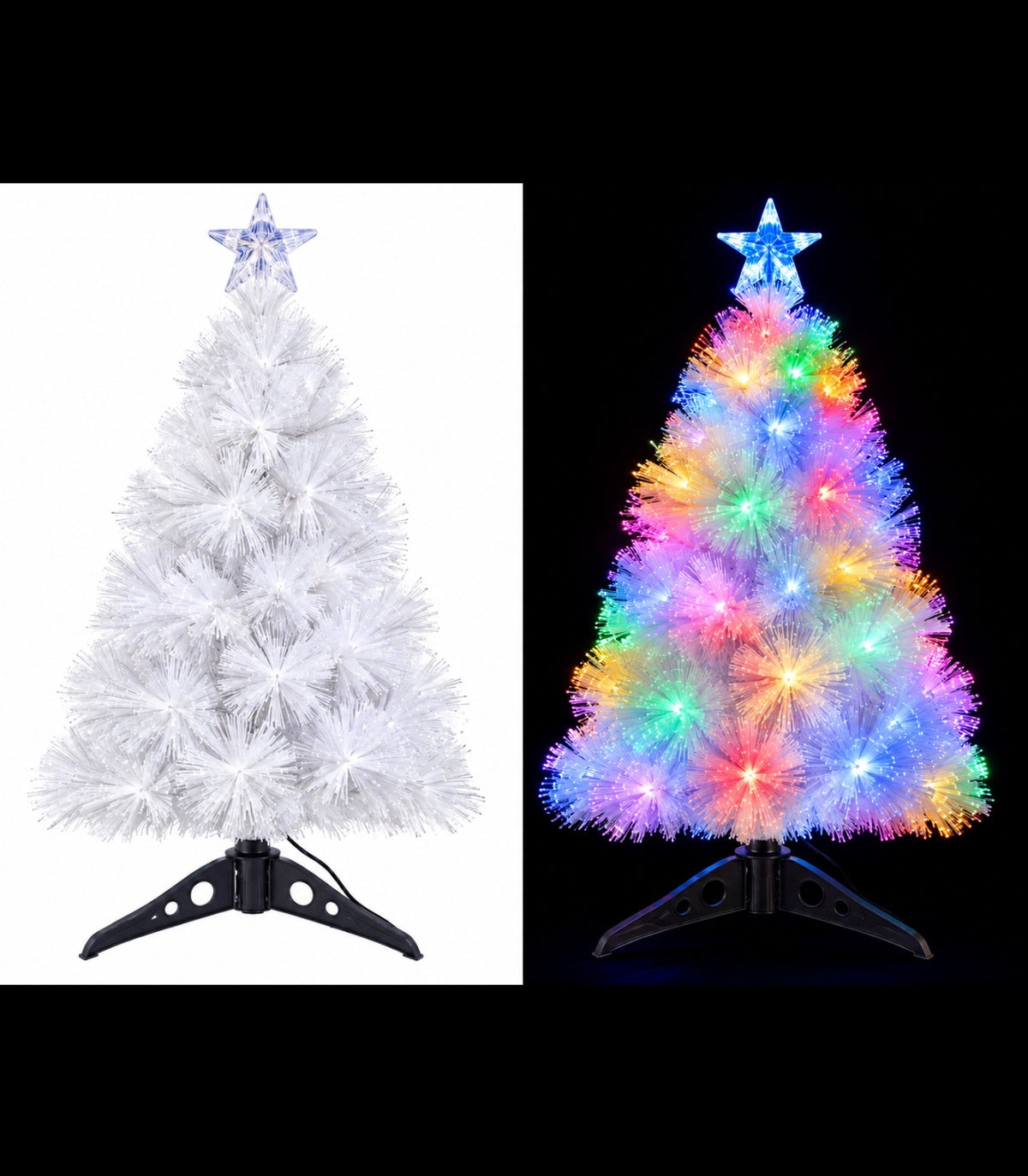 XMAS TREE FIBRE OPTIC 60CM