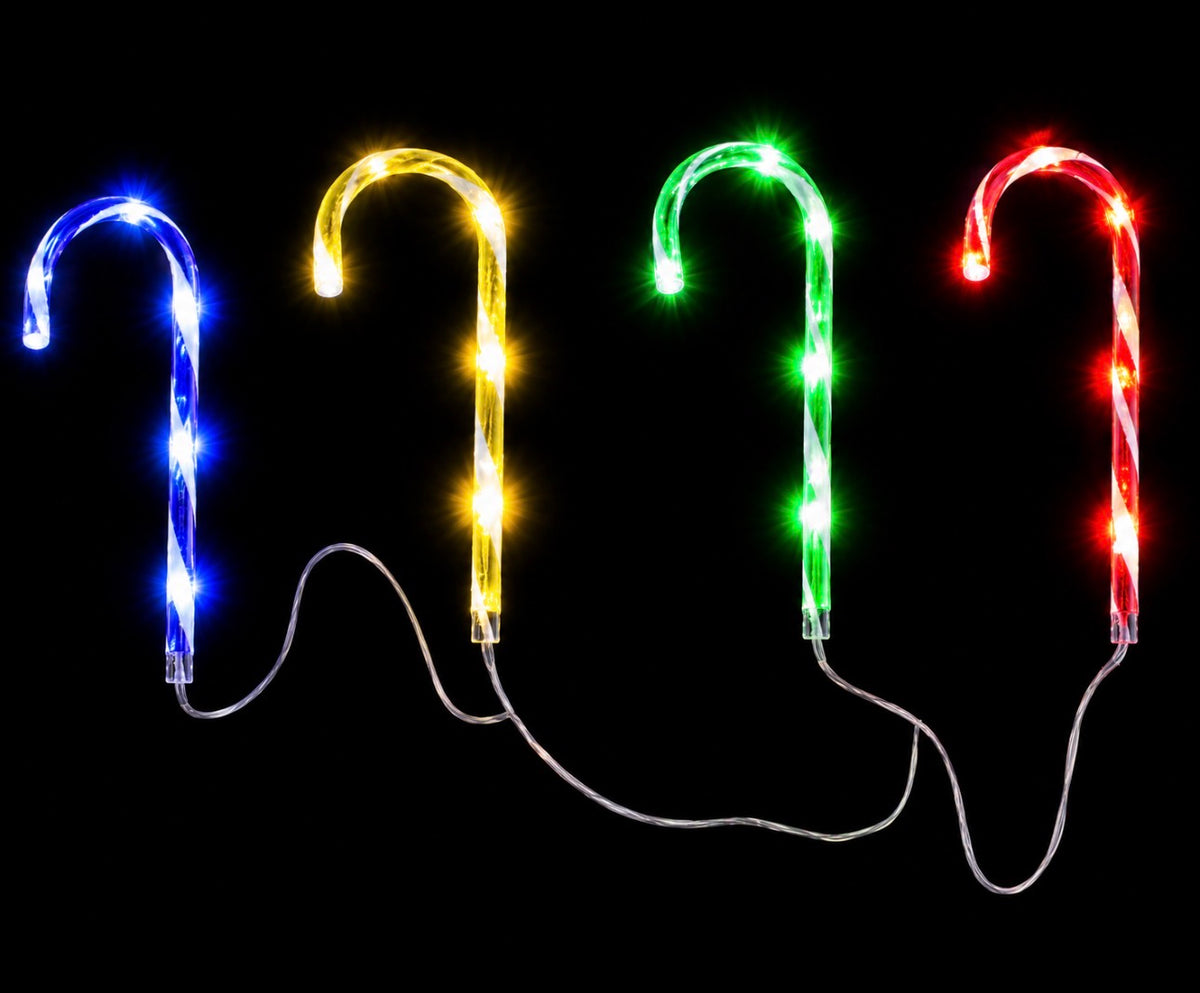 CANDY CANE SOLAR PATH LIGHTS
