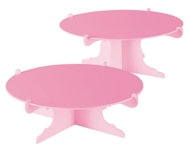 DESSERT STAND 2PK PINK