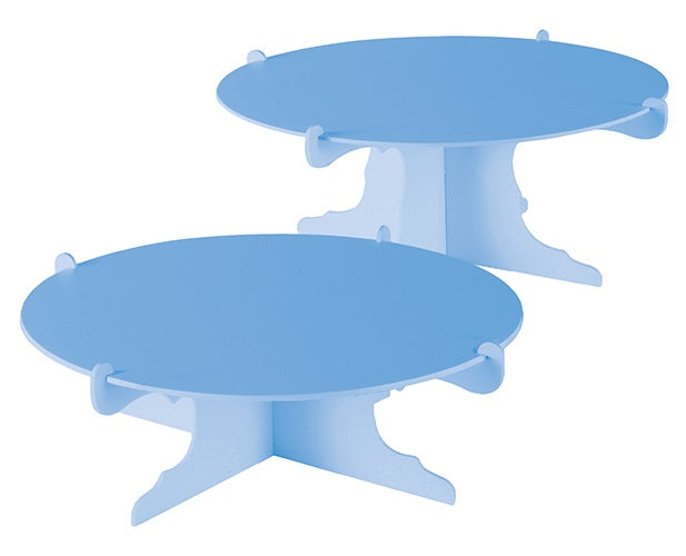 DESSERT STAND 2PK BLUE