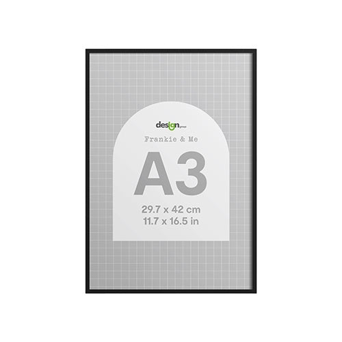 A3 POSTER FRAME WOOD BLACK