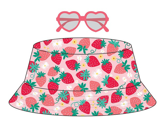 SUNGLASSES & BUCKET HAT S'BERRIES