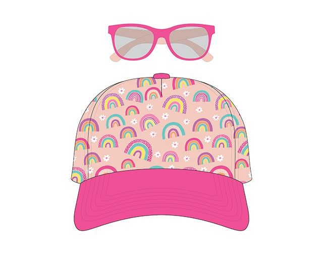 SUNGLASSES & CAP RAINBOWS