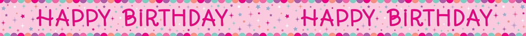 BANNER BIRTHDAY PINK