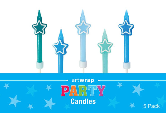 CANDLES 5 PICK STARS BLUES