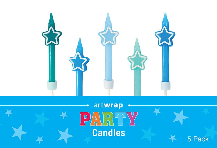 CANDLES 5 PICK STARS BLUES