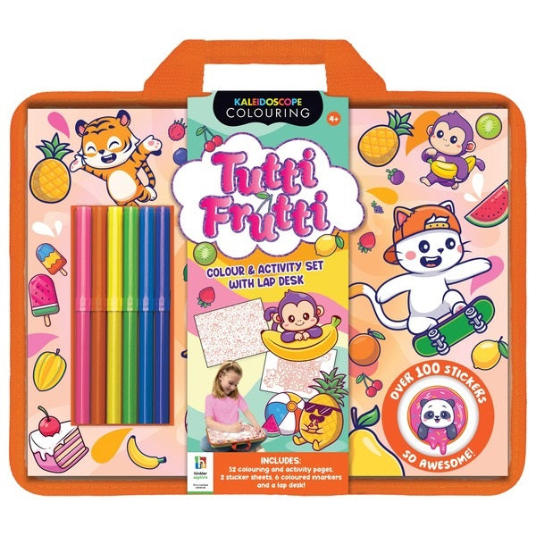 TUTTI FRUTTI COLOURING SET LAP DESK