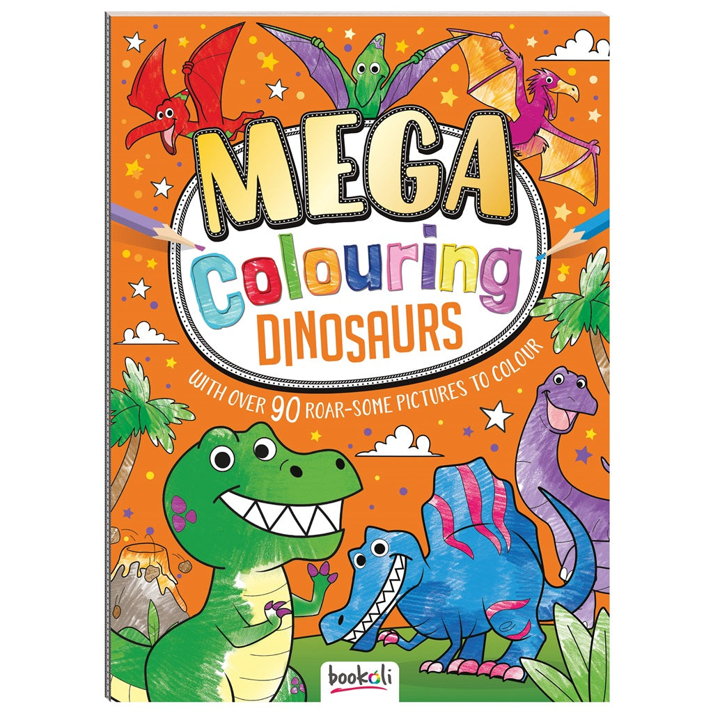 DINOSAURS MEGA COLOURING