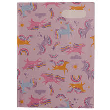 A4 BOOKCOVER UNICORN PLAYTIME
