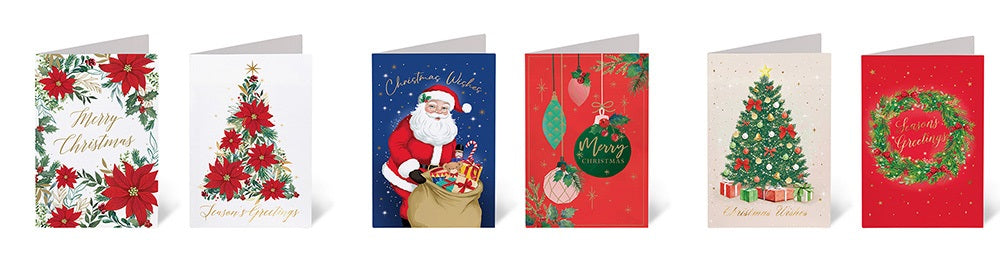 XMAS CARDS 10PK TRADITIONAL