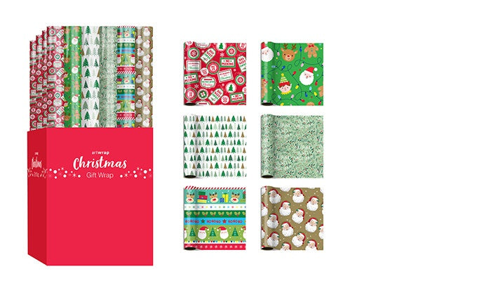 XMAS WRAPPING PAPER 3M X 99CM