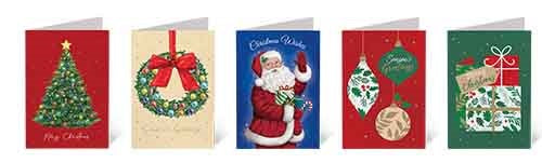 XMAS CARDS 10PK TRADITIONAL