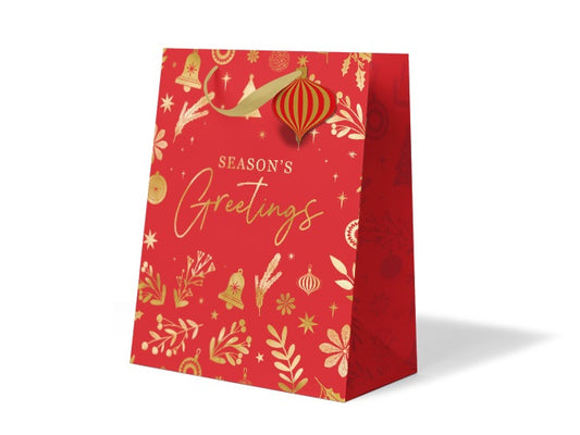 XMAS GIFT BAG LGE FORMAL ICONS