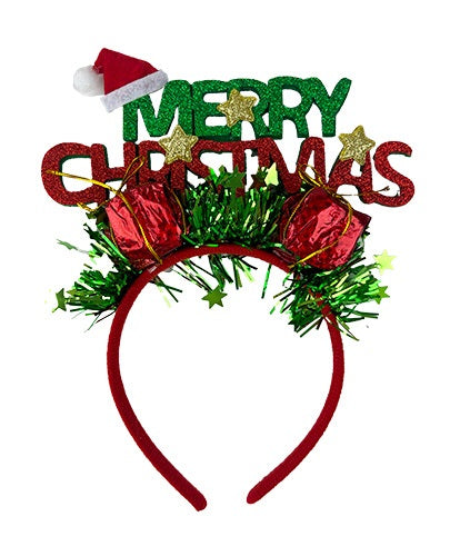 XMAS TINSEL HEADBAND