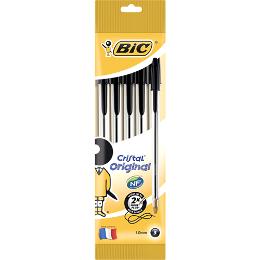 PENS BIC BLACK 5PK