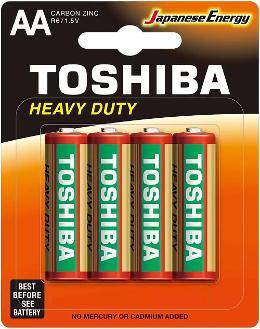 AA BATTERY TOSHIBA 4PK