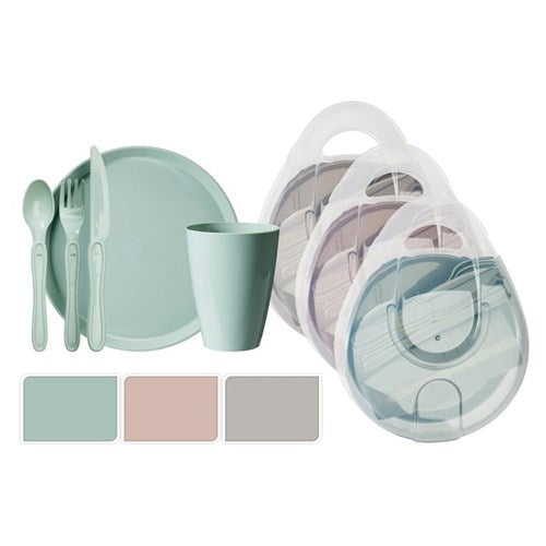 PICNIC SET PLASTIC 31PC