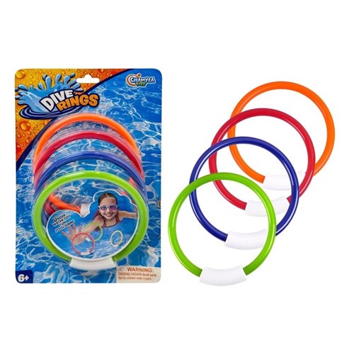 DIVING RINGS 4PC 14CM