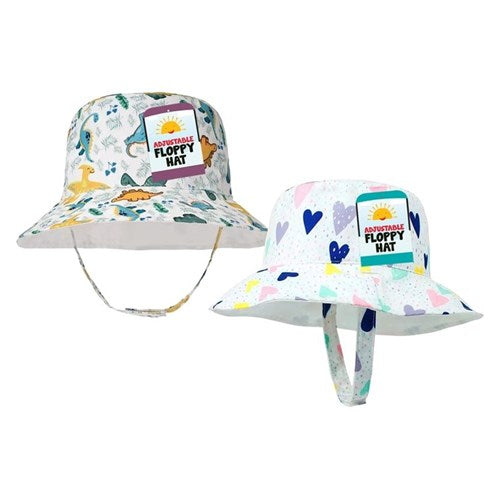 HAT W/STRAP TODDLER 52CM