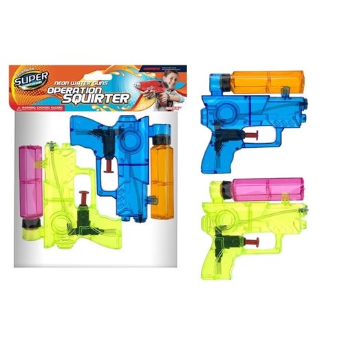 WATER GUNS NEON 2 IN 1 11CM