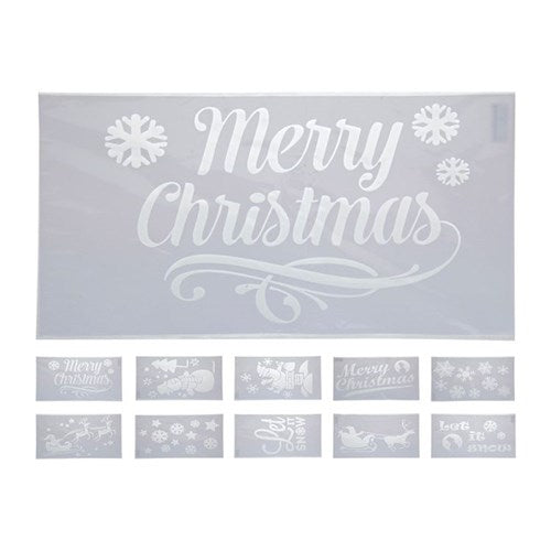 XMAS STENCILS ASST DESIGNS