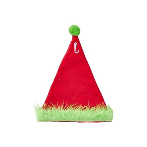 XMAS GRINCH HAT 30X40CM